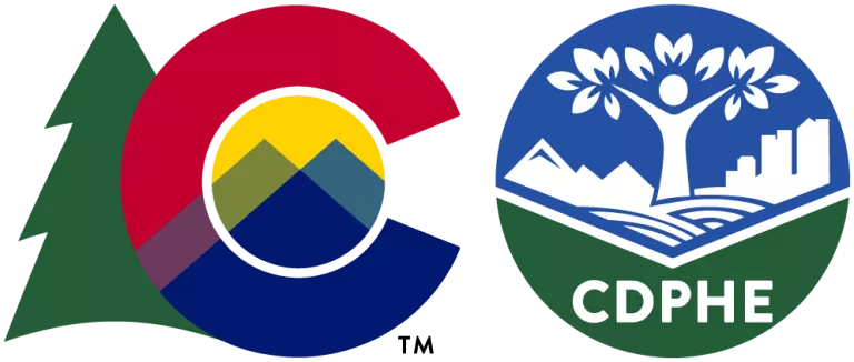 Colorado Department of Public Health and Environment logo